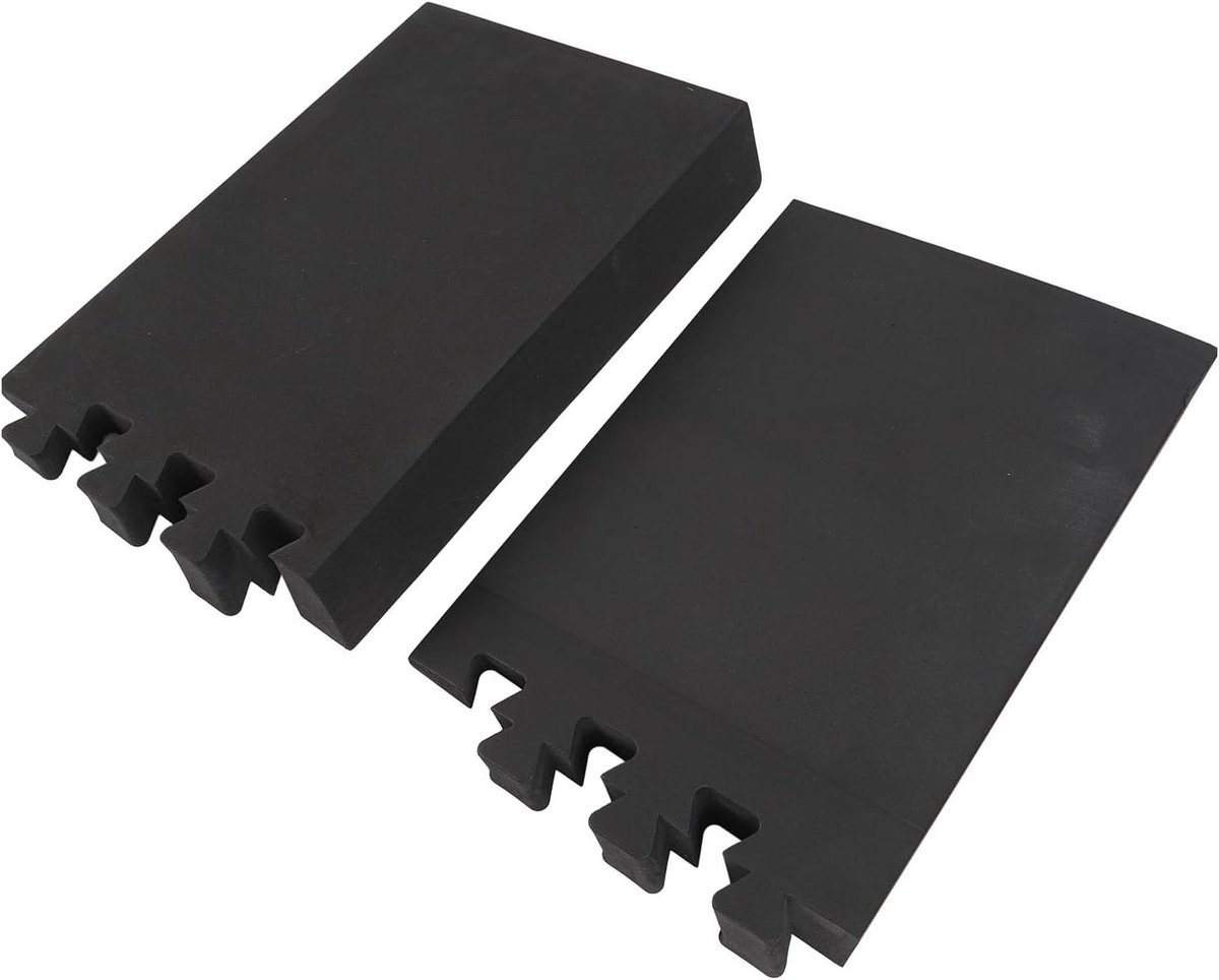 Squat Slant Board - Yoga Wiggen Kalf Brancard - Been Training - Antislip Stabiliteit - 2 stuks - Zwart