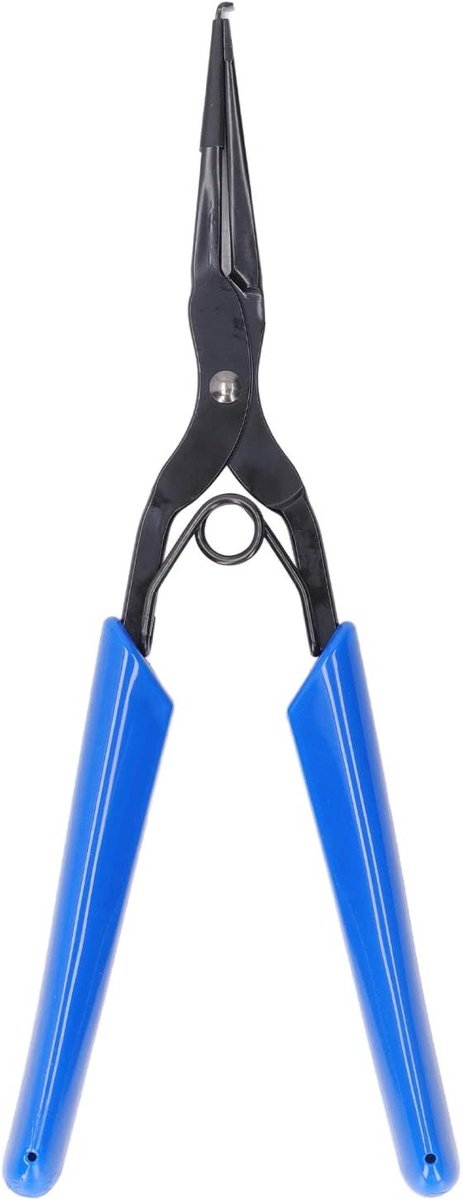 Langneus tang voor glasvezelverbindingen, geschikt voor SC en LC connectors, met antislip handvat en snijfunctie voor precisiewerk.