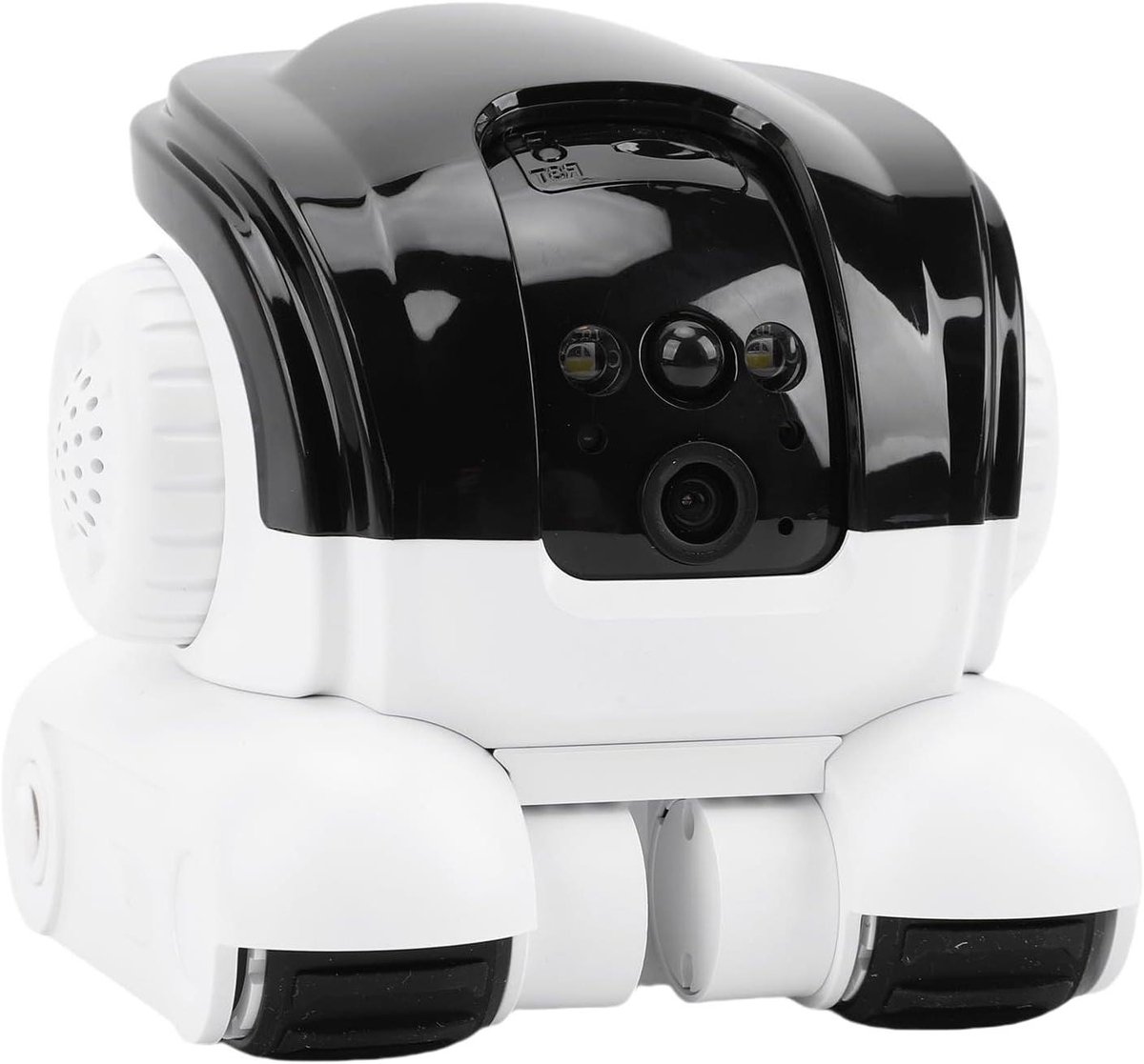 Beveiligingscamera - Huisdiercamera WiFi - Huisdieren Monitoren - PIR Bewegingsdetectie - 15x14x12 cm - Wit