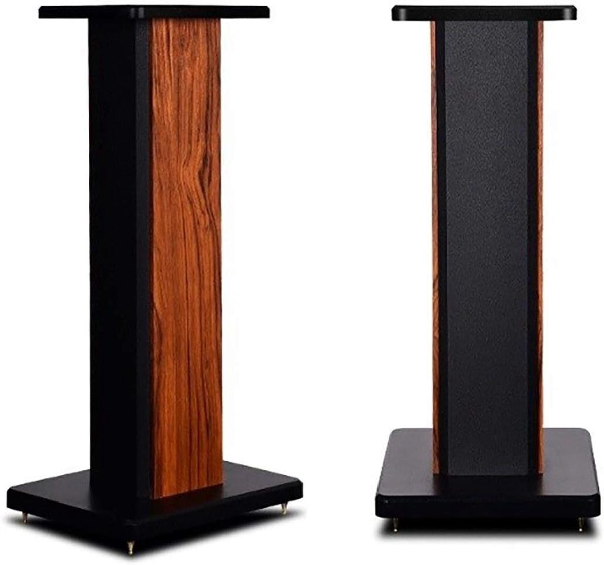 Speaker Stands - Audio Meubels - Verbeter Geluidskwaliteit - Zandvulling Stabiliteit - 2 Stuks - Roze