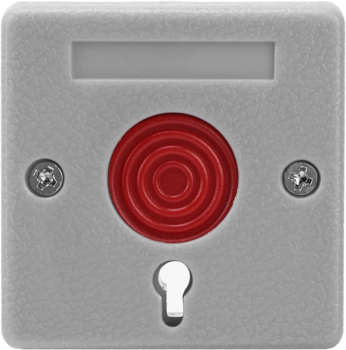 Alarm Paniekknop - Noodknop Drukknop - Veiligheid Thuis - Snel Alarm Activeren - 6x6x2 cm - Wit