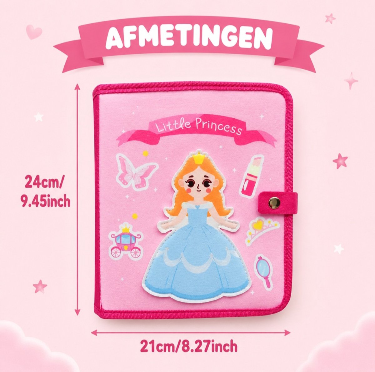 Baby Sonrisa Montessori Activiteitenboek Roze - Educatief Speelgoed Voor Meisjes Vanaf 1 Jaar - Speelgoed - Cadeau Meisje - Kleur Roze — afbeelding 4