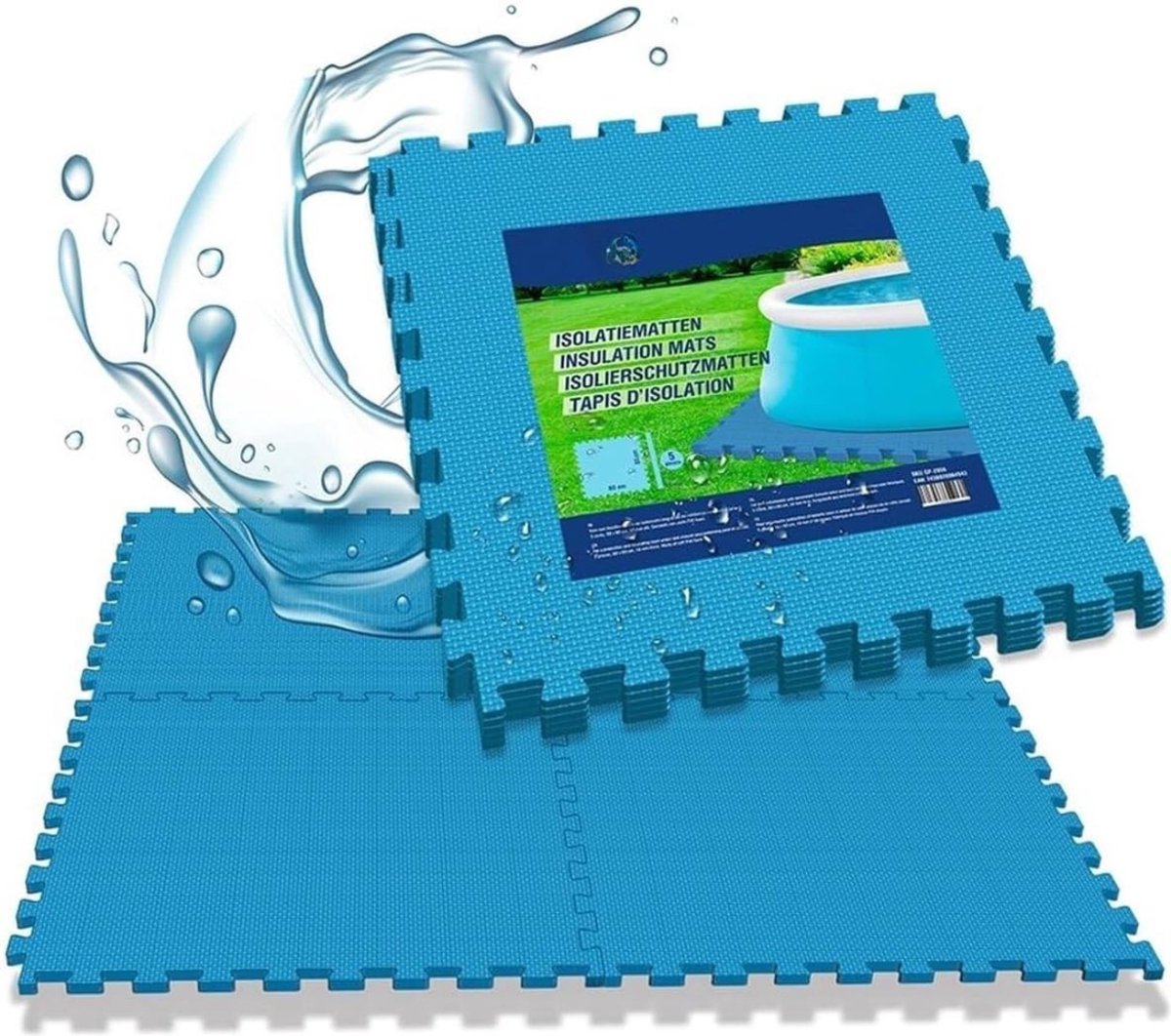 ZMR® Zwembad Tegels - Zwembadtegels - Tegels Zwembad - Blauw - 60cm x 60cm x 2cm