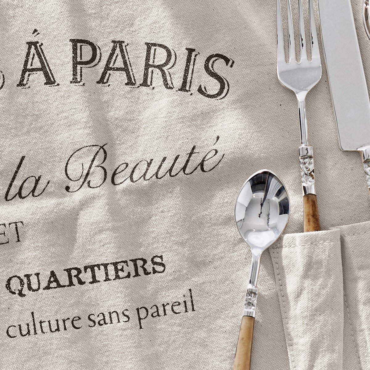 LOBERON Placemat set van 2 Voyage crème