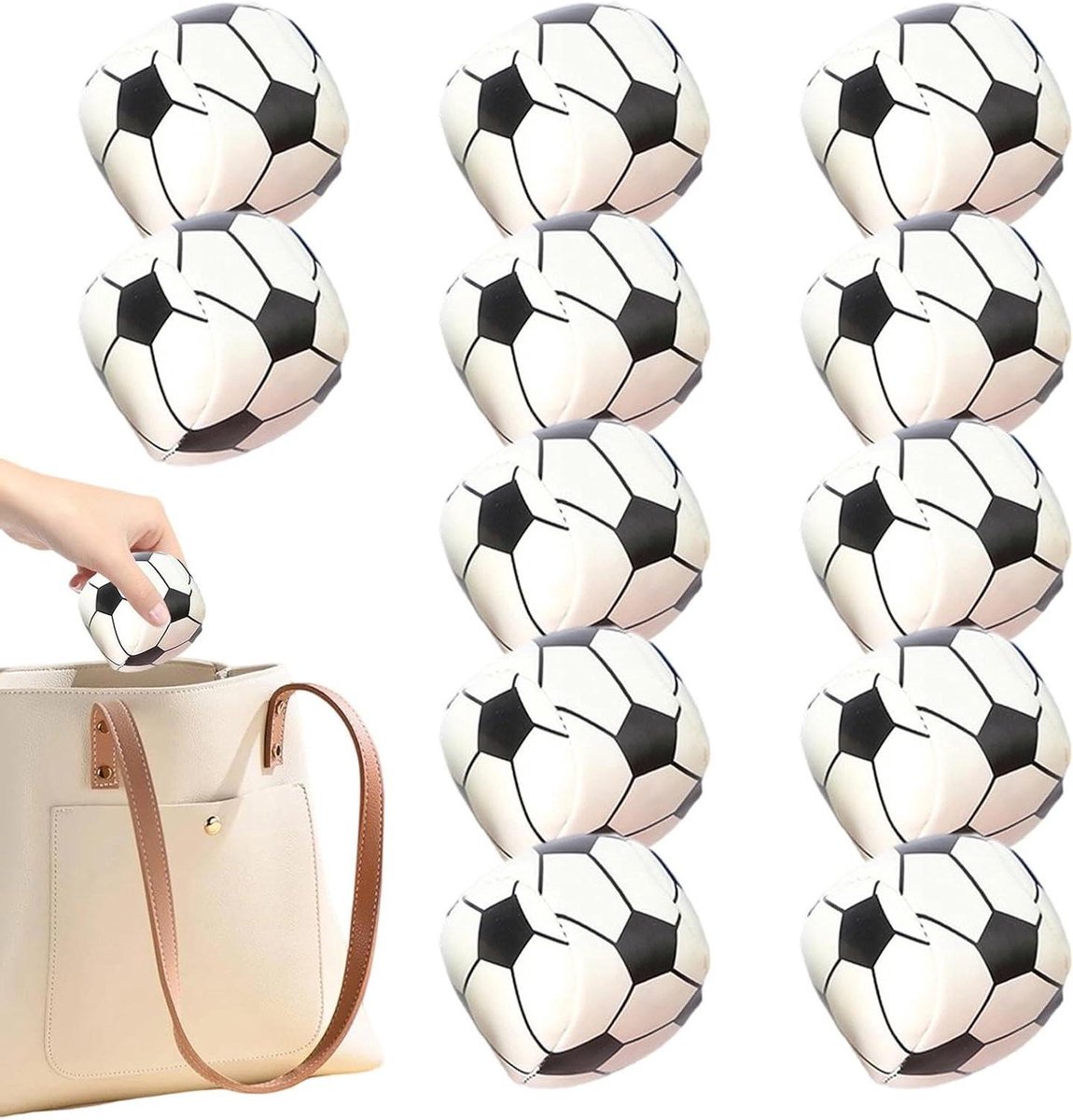 Jongleerballen Set - Bal Spel - Vaardigheid Ontwikkelen - Veilige Stevige Constructie - 12 Stuks - Voetbal