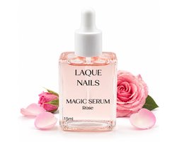 Limea Laque Magic Serum – Nagelriem olie - Rozen geur 15ml - 100% organische olie met Vitamine E - verminder rode huid