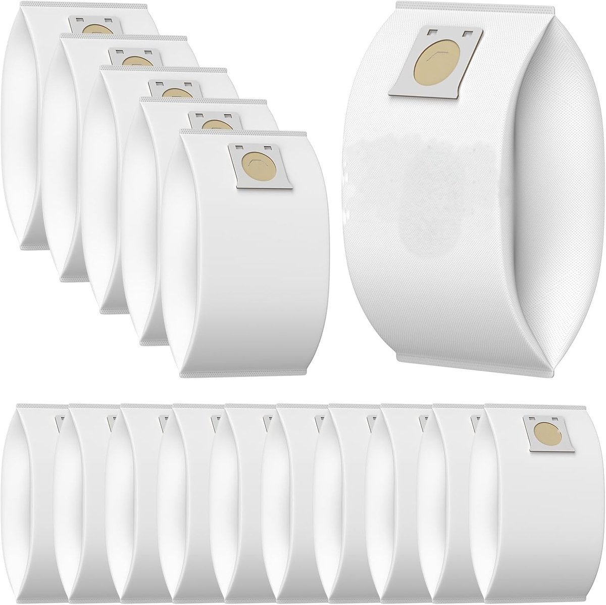 Stofzuigeraccessoires - 16 Pack IB600 Zakken geschikt voor Kenmore Intuition Rechtopstaande Stofzuigerzakken BU4050 BU4022 BU4020 BU4018 - Stofopvangzak van non-woven stof