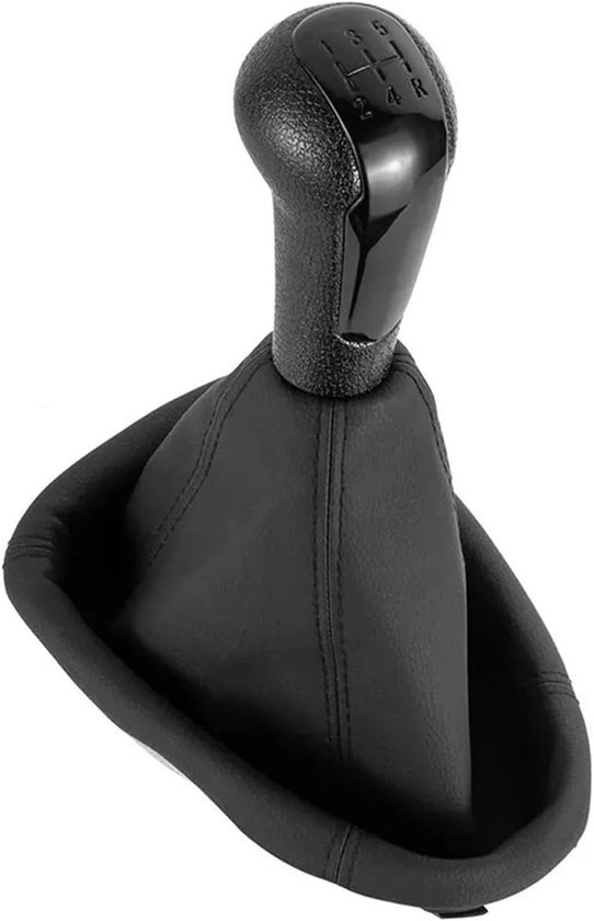 Versnellingspook Knop - Pookhoes Set - Auto Interieur - Ergonomisch Ontwerp - 5 Versnellingen - Zilver — afbeelding 5