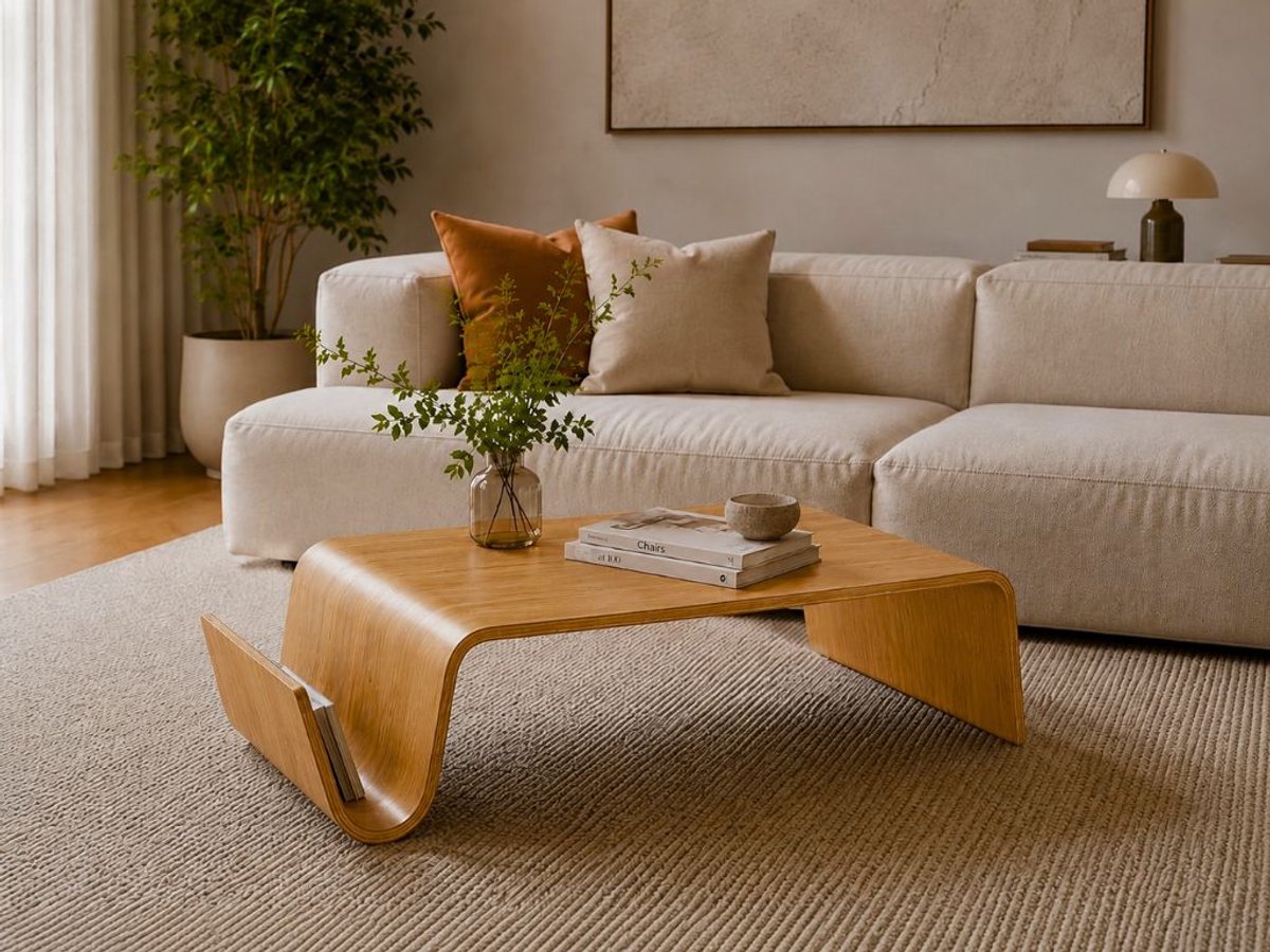 Scando salontafel - Coffee table - Essen hout - Design