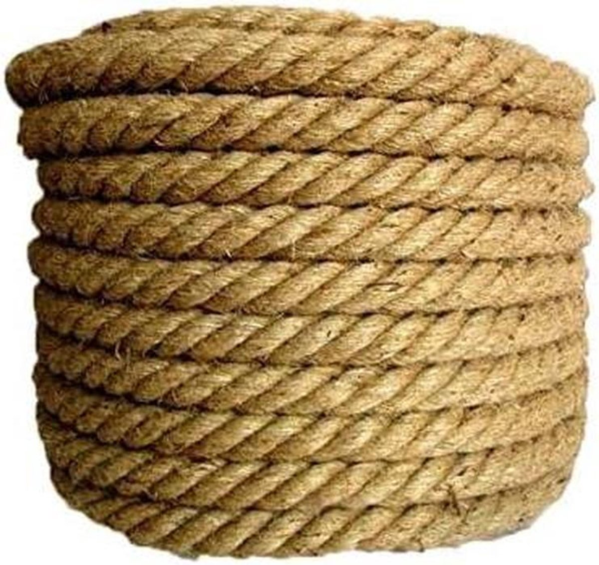 Jute Touw - Natuurlijk Koord - Ambachtelijk Gebruik - Biologisch Afbreekbaar - 20mm Dikte - Natuurlijk