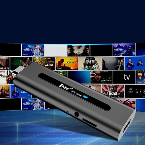 Media Speler - Smart TV Box - Streaming Films - Quad Core Processor - Mini Formaat - Zwart — afbeelding 2