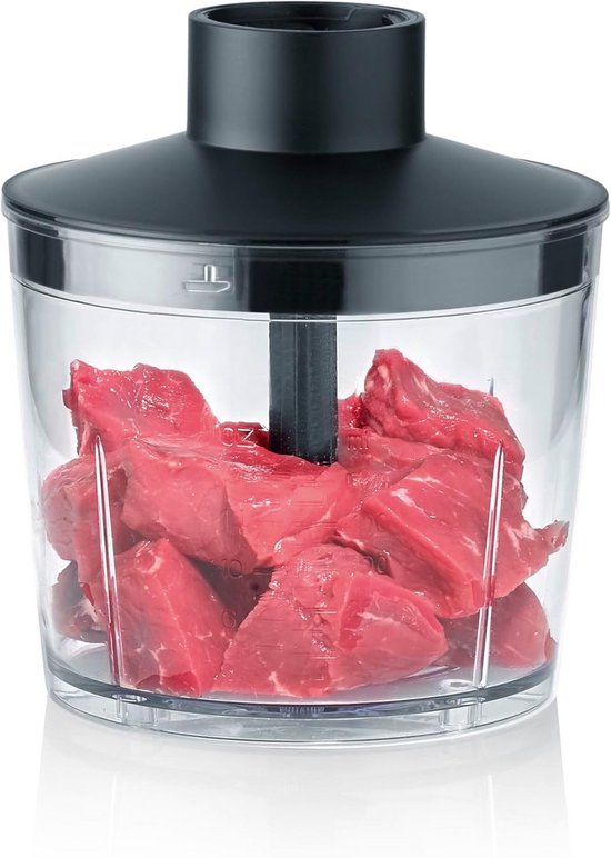 Staafmixer Set - Mixer Blender - Snelle Keukenbereiding - Inclusief Accessoires - 700 ml - Zwart — afbeelding 4