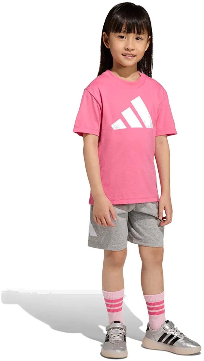 Adidas Essentials Tee Set 3-4 Years Kinderen Roze