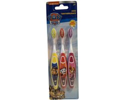 Paw Patrol Tandenborstel Set 3 Stuks – Kinderen – Zachte Borstels – 3+ – Kids Toothbrush