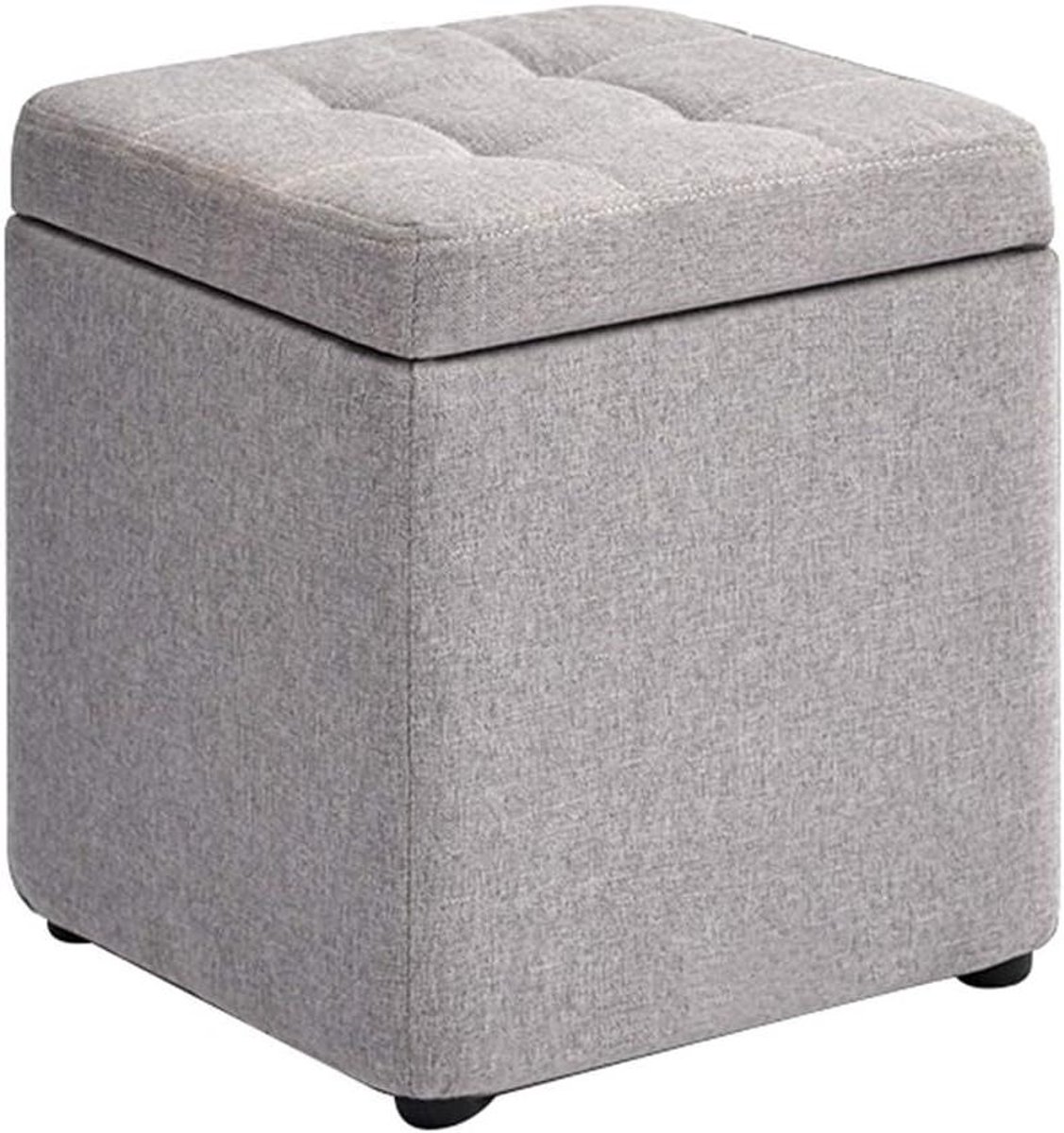 Opbergkruk - Voetenbank - Ruimte Organiseren - Hoge veerkracht spons - 30x30x35 cm - Paars