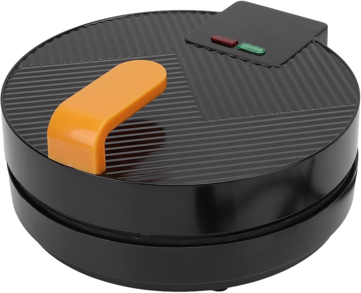Dubbelzijdig Wafelijzer - Mini Wafelmaker - Thuis Bakken - Gelijkmatige Verwarming - 1400 W - Zwart — cadeau in Kookcadeaus - foto 5