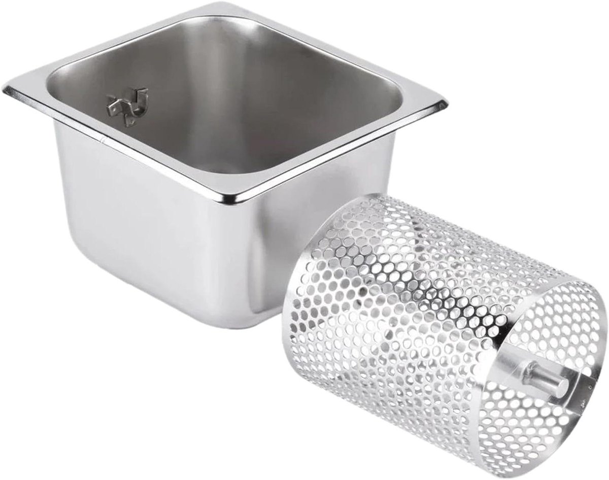 Boterwiel Bakplaat - RVS Roller - Gelijkmatig Smeren - Rolontwerp - 17.5 cm - Zilver