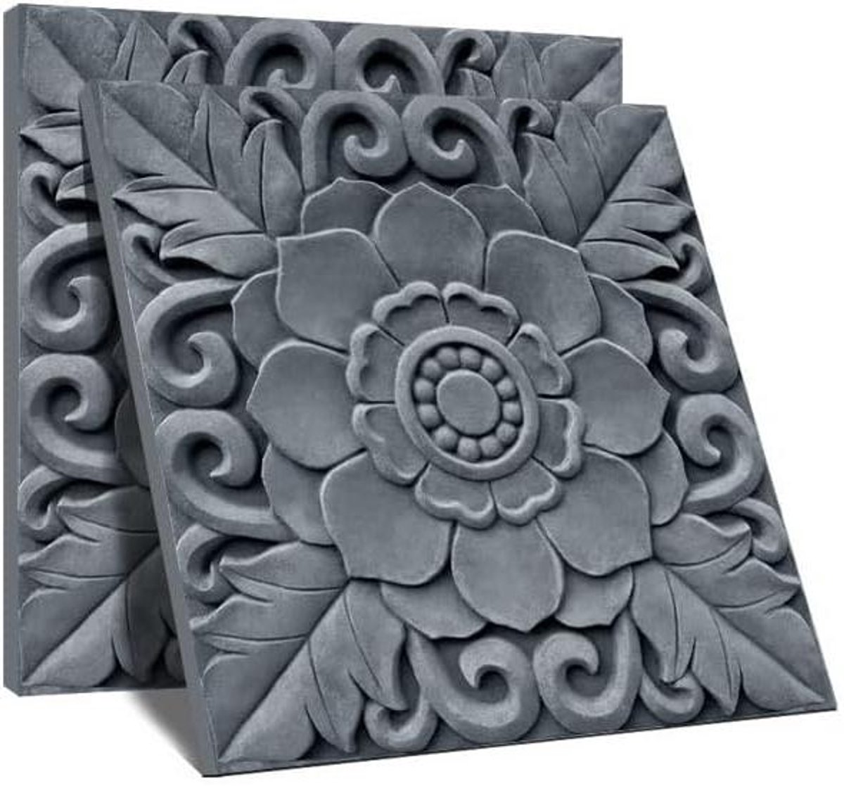 Betonmal Stapsteen - Pad Maker - Tuin Decoratie - Herbruikbaar Materiaal - 40 cm - Zwart