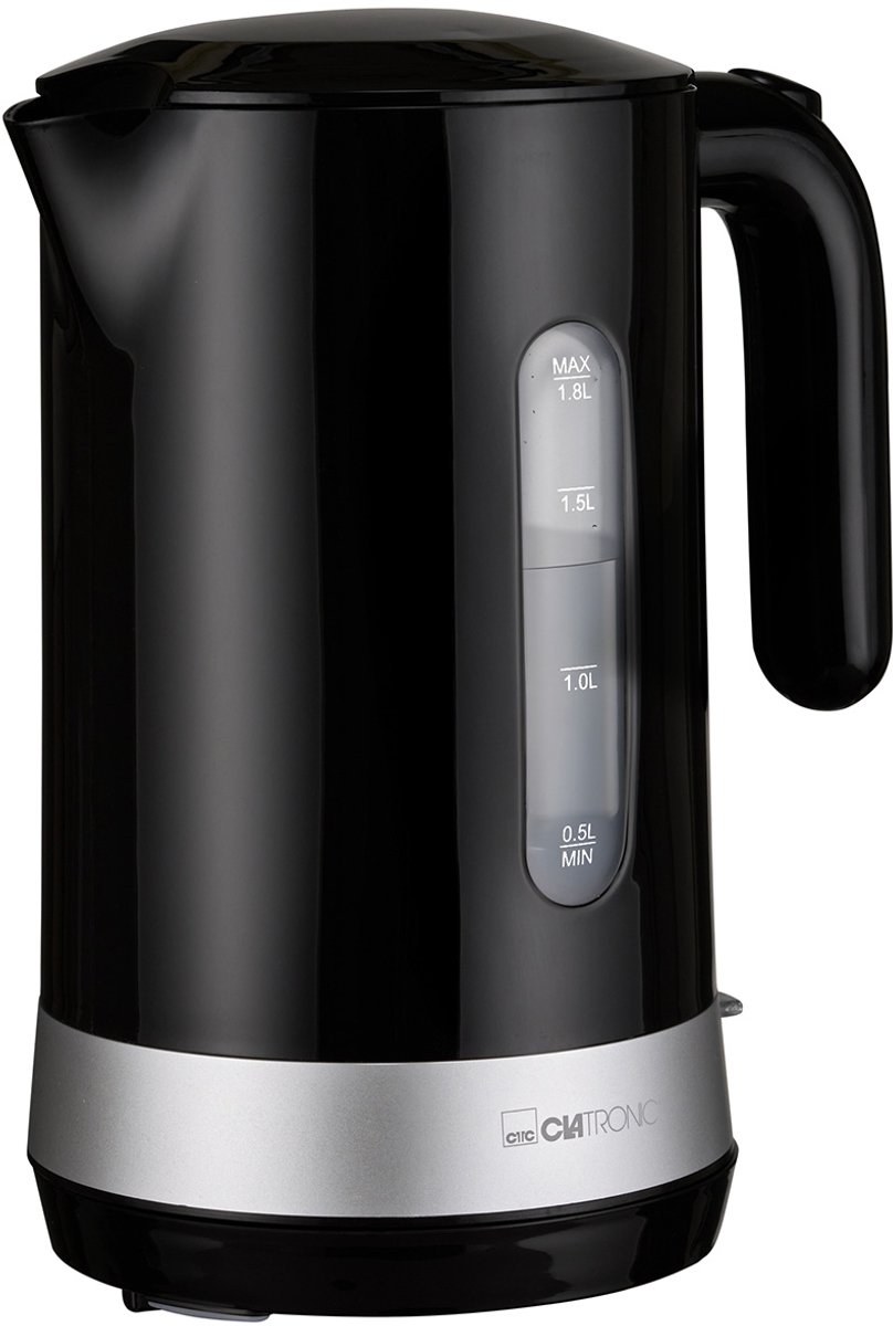 Clatronic WK 3840 - Waterkoker - 1.8 liter- Zwart - 2200 W