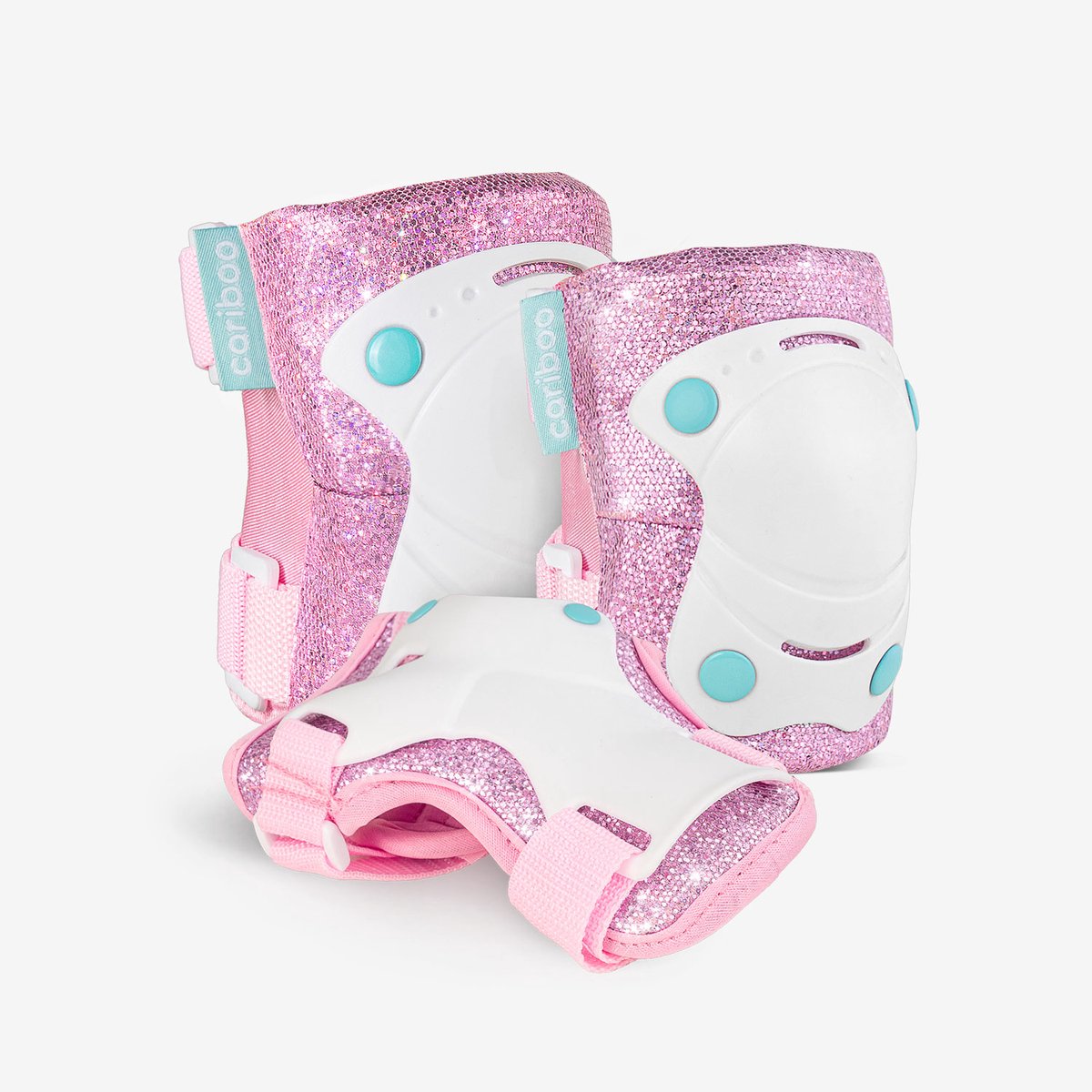Cariboo Ballerina Munt – Beschermers 3-delige set voor ellebogen knieën en handen Roze