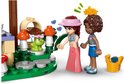 Twee LEGO Friends meisjes bij een bosfeest met kikker, paddenstoelen en een mand met bosbessen.