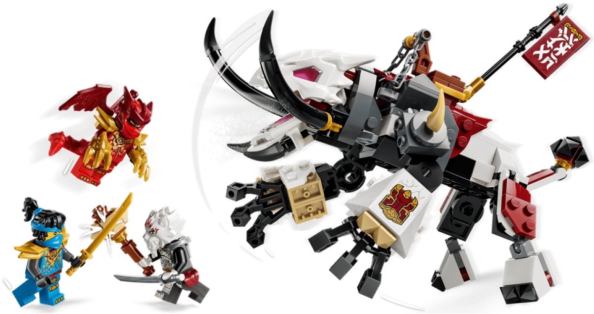 LEGO NINJAGO Zilvar en Grimtak het Drakenbeest Speelgoed Draak voor Kinderen 71863 — afbeelding 10
