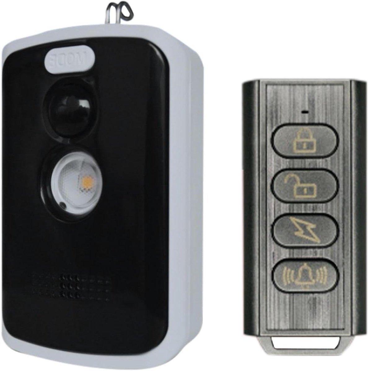 Perimeter Alarm - Reisalarm Beveiliging - Buiten Kamperen - Bewegingsdetectie Waarschuwing - 8.6x8.1x3.7 cm - Meerkleurig