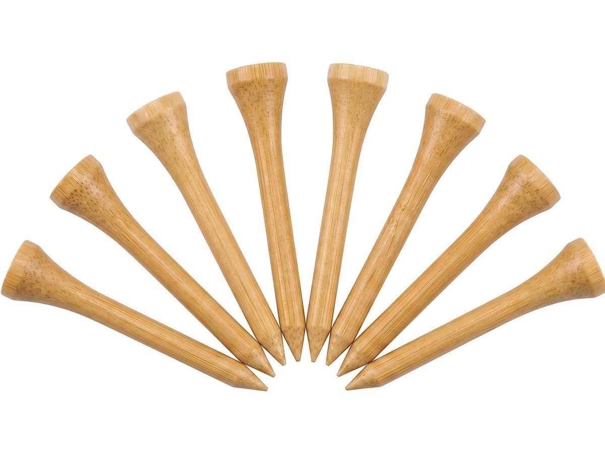 Houten Golf Tees 54 mm - 50 stuks - Golftees - Hout - ATHLIX