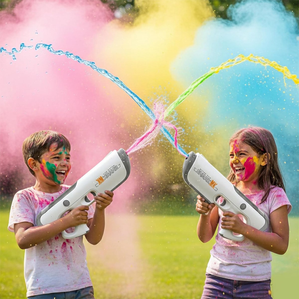 Elektrisch Waterpistool Voor Kinderen En Volwassenen - Automatische Waterherlading - Lichtgewicht Ontwerp Schieten Meer Dan 250 Ontploffingen Waterblaster Squirt Guns Tot 32 Ft Lange Afstand - Zomer Buiten Strandfeestspeelgoed — afbeelding 13