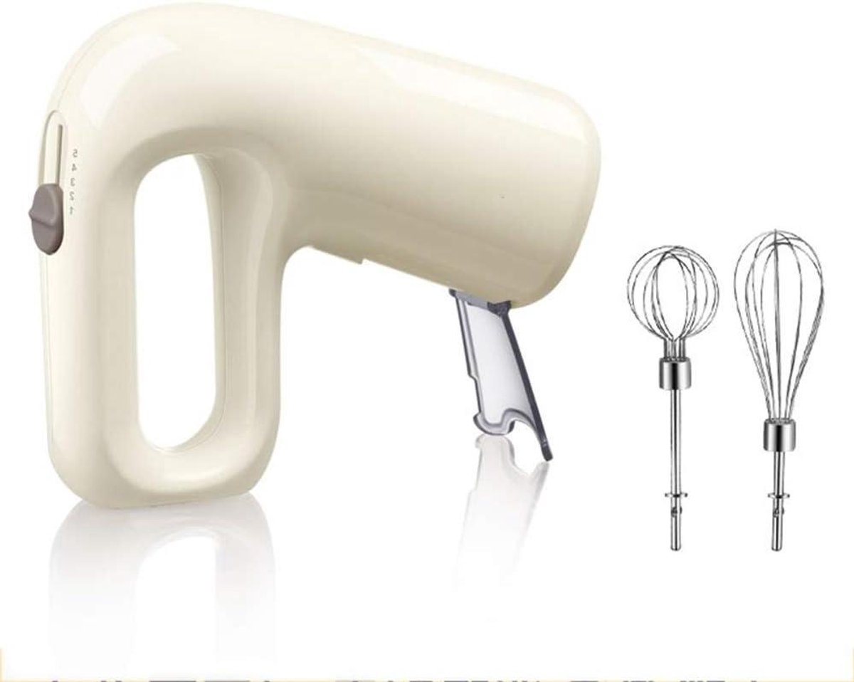 Handmixer - Keukenapparaat - Bakken en Mixen - Draadloos Opladen - 5 Snelheden - Beige