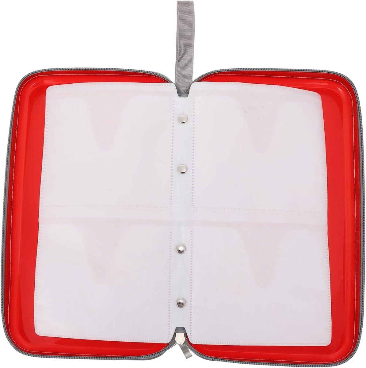CD Opbergtas - DVD Map - Media Organiseren - Grote Capaciteit - 80 Schijven - Rood