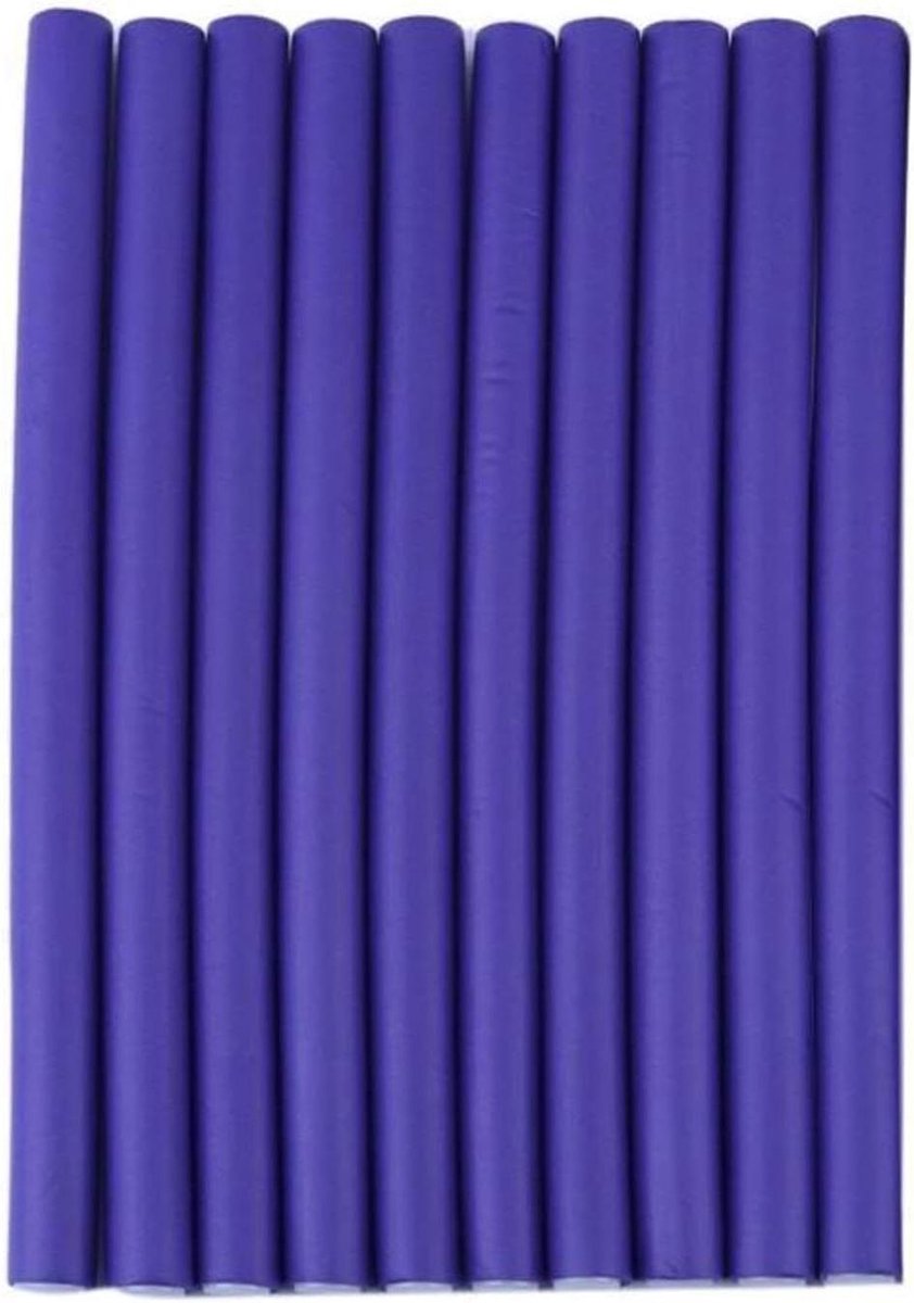 Haarrollers - Krulspelden - Haar Stijlen - Flexibele Foam Rol - 1.6cm - Willekeurig