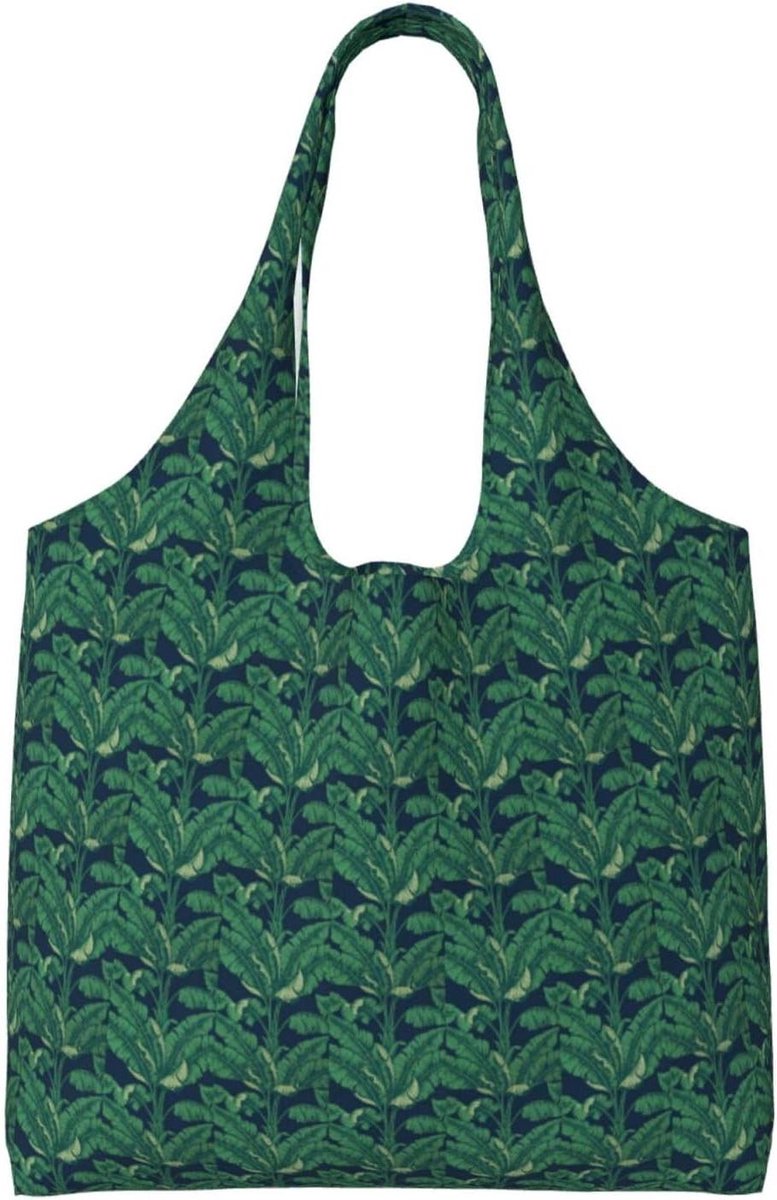 Canvas Tote Tas - Schoudertas - Dagelijks Gebruik - Grote Capaciteit - 50 pond - Zwart