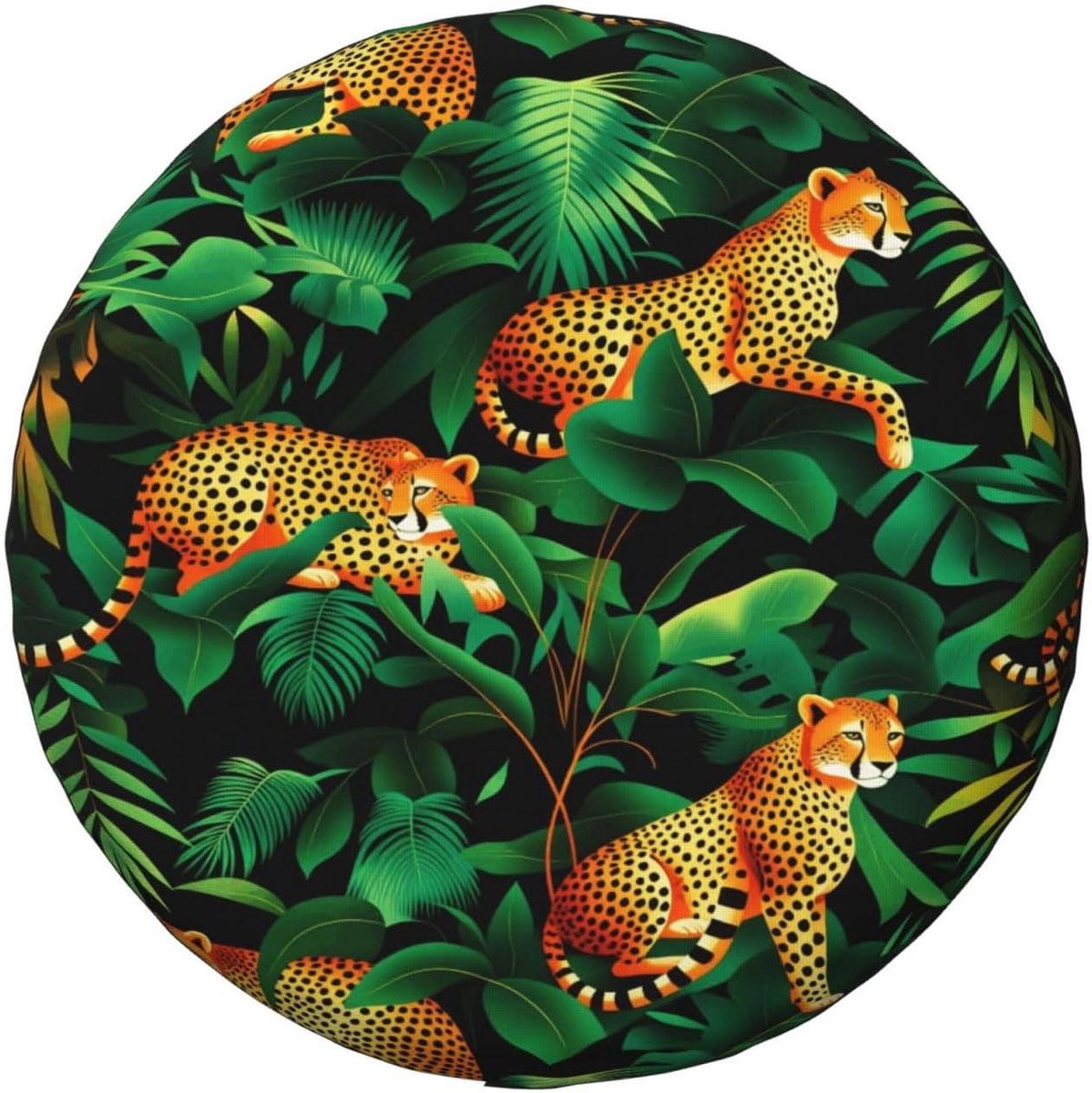 Reserveband Cover - Bandenhoezen - Voertuig Bescherming - Waterdicht en Stofdicht - 17 inch - Cheetah Luipaard