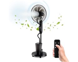 Nevelventilator – Vernevelventilator, Ultra Stil, Afstandsbediening, 3 Modi, Timer, 9 Snelheden, 40cm Diameter, 60W.