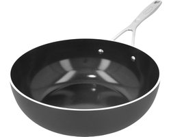 Demeyere Alu Industry 3 wokpan - 28 cm - Ceraforce - PTFE en PFAS vrij