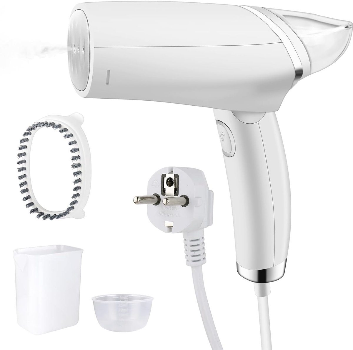 Kledingstomer, handmatige kledingstomer, draagbare opvouwbare kledingstomer van 1000 W, automatische kledingstomer met snelle opwarming, stoomapparaat met een inhoud van 100 ml, Geschikt voor alle stoffen, Geschikt voor thuis en op reis.