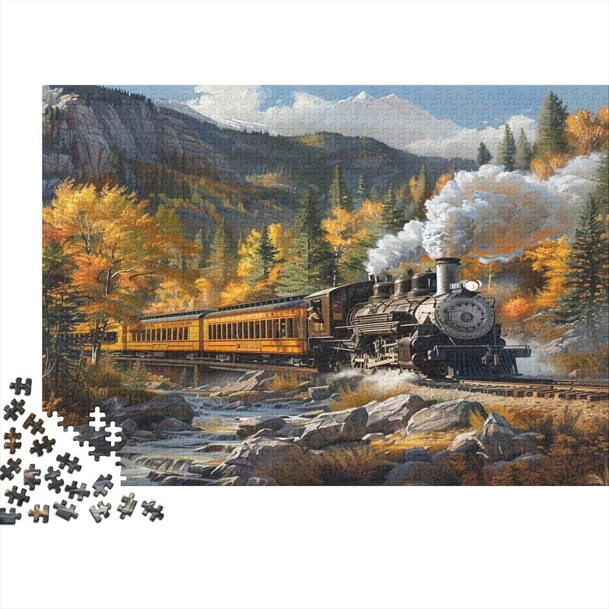 Legpuzzel - Puzzelspel - Mentale Training - Dikke Papier Kwaliteit - 1000 Stukjes - Kleurrijk
