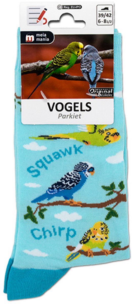 MM Sokken Parkieten maat 35/38