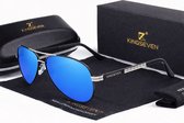 KingSeven Bluestar - Pilotenbril met UV400 en polarisatie filter - Z201