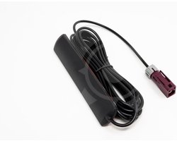 Voertuigantenne LTE NB-IoT - Mobiele Antenne GPS - Stabiele Verbinding Auto - Waterdichte Fakra-D Connector - 3 meter Kabel - Zwart