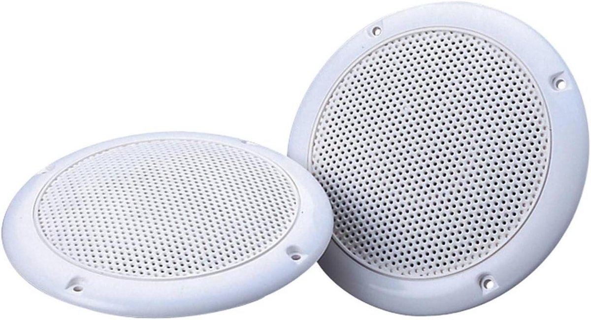 Luidspreker - Speaker Geluidssysteem - Muziek Afspelen Buiten - Vochtbestendig ABS Kunststof - 80 W - Wit