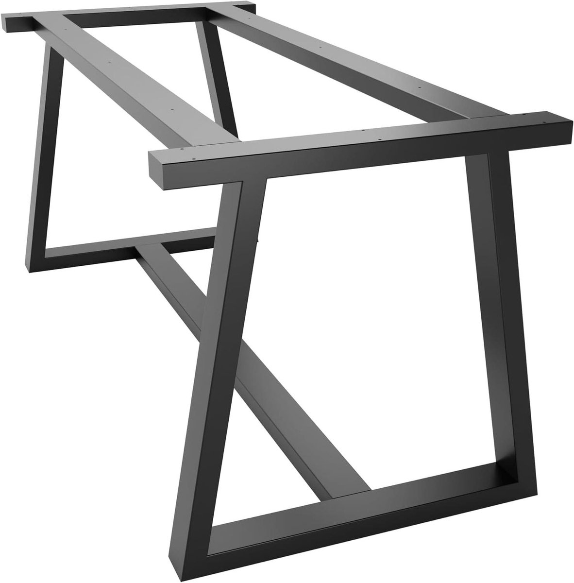 Tafelpoten Metaal - Bureaupoten Stalen Frame - Meubels Maken - Robuust Staalmateriaal - 150x70x72cm - Zwart
