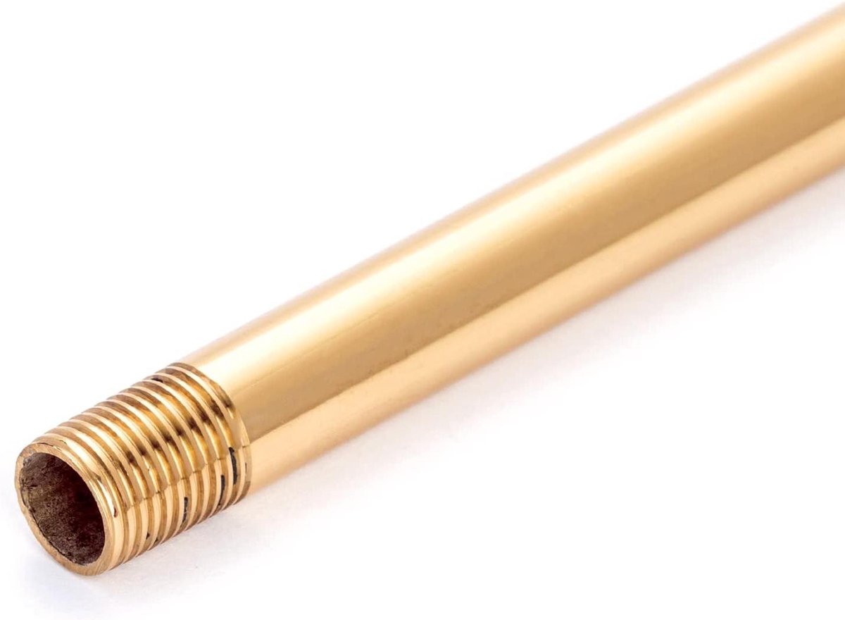 Pendelbuis - Verlengbuis - Verlichting Ophangen - Brons Gepolijst - 60 cm - Brons
