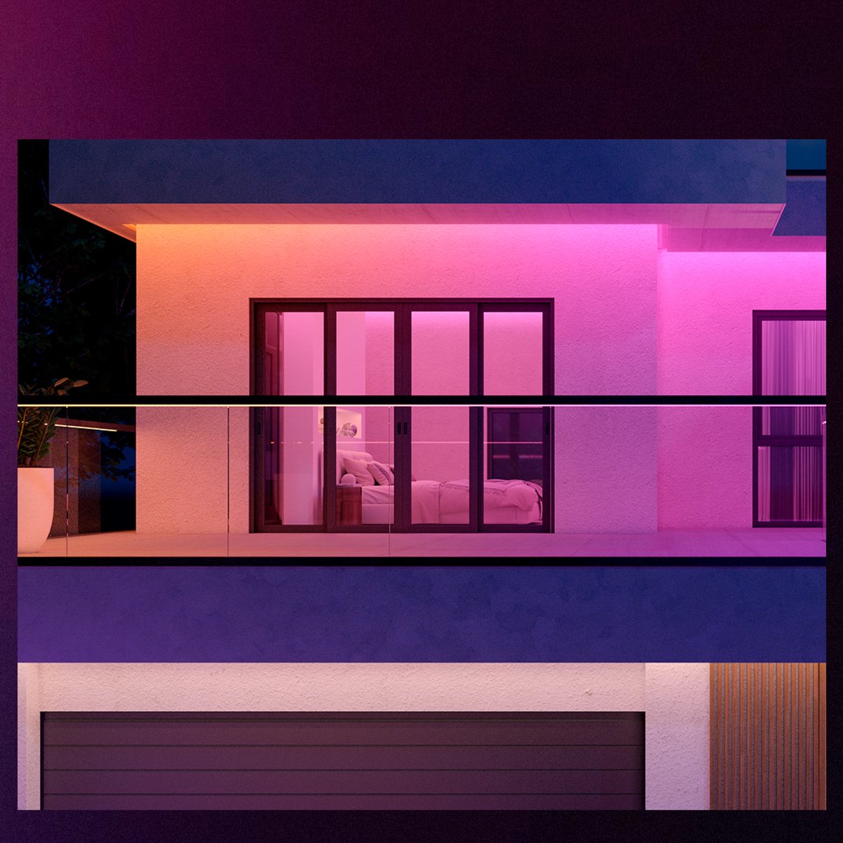 Philips Hue Flux LED strip outdoor 6 meter - Wit en Gekleurd Licht - Light Strip - Incl. Hue Dimmer Switch - Hue White and Color Ambiance — afbeelding 5
