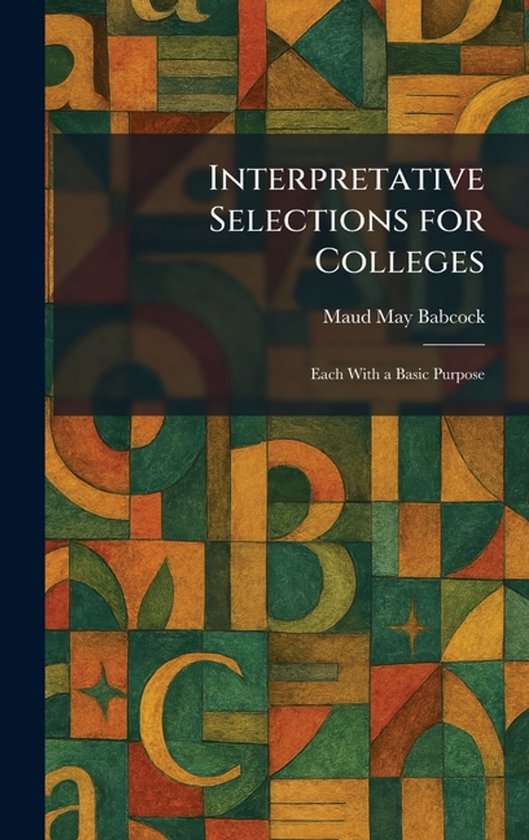 Interpretative Selections for Colleges - cover