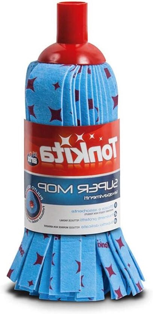 Super Mop Handvat - Dweil Handvat - Vloeren Reinigen - Niet Geweven Materiaal - 10 Gram - Wit