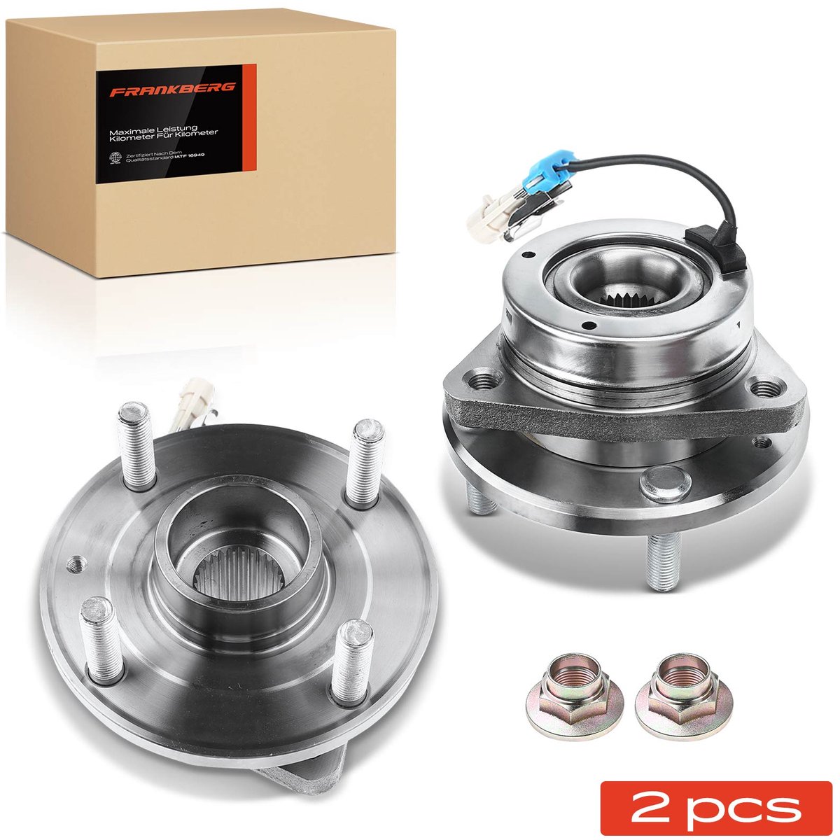 Frankberg 2x Wielnaaf Set Voor voor Chevrolet Epica Evanda Daewoo