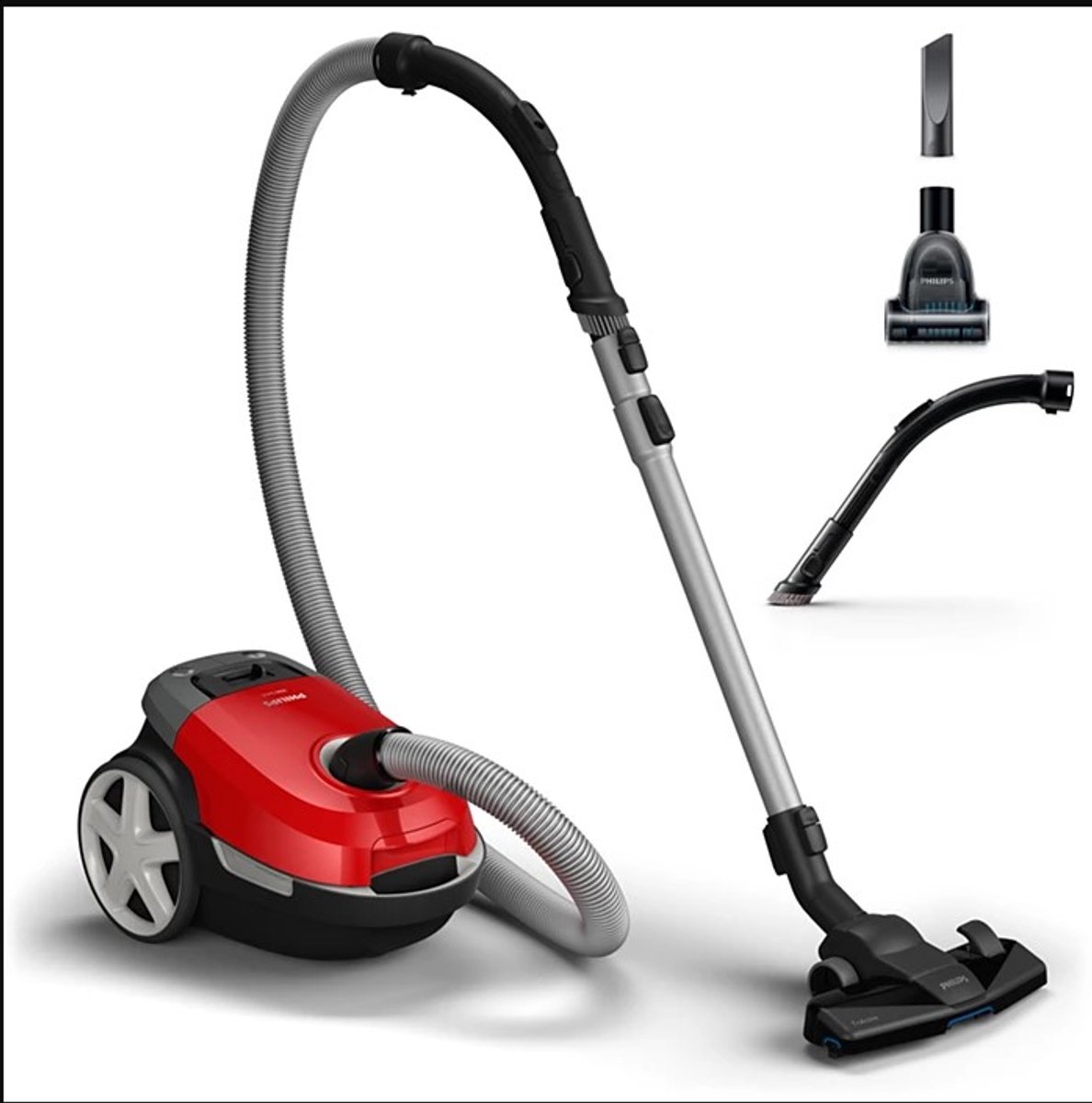 Bol.com Philips Performer Compact 3000 Series XD3140/09 - Stofzuiger met zak aanbieding