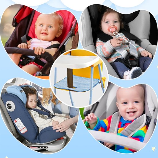 Kinderzitje kussen - 4 stuks - waterdicht - Autostoelhoes voor kinderen - Pee-Pee Pad - Zindelijkheidstraining - Incontinentie onderlegger - voor zindelijkheidstraining - 32x30CM — afbeelding 3